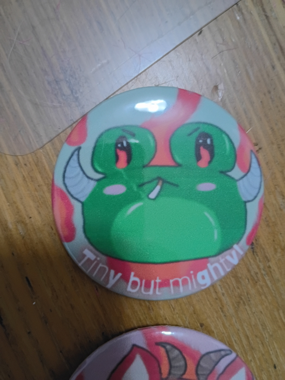 Angry Animals - Frog Button